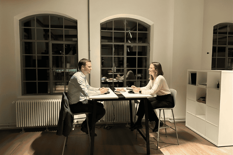 Küche und Gemeinschaftsbereich im smartspaces Coworking Berlin-Spandau